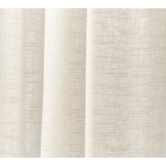 Pottery Barn Emery Linen Curtains 50" W x 84" L Light Filtering Pair 2 Ivory - Picture 8 of 13